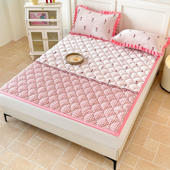 91家纺网 家纺一手货源 找家纺 手艺人家纺 2025新款宝宝绒床褥床护垫垫子D1-D66 D1