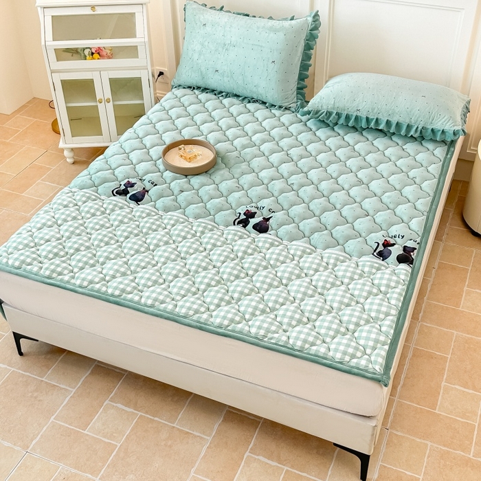 91家纺网 家纺一手货源 找家纺 手艺人家纺 2025新款宝宝绒床褥床护垫垫子D1-D66 D2