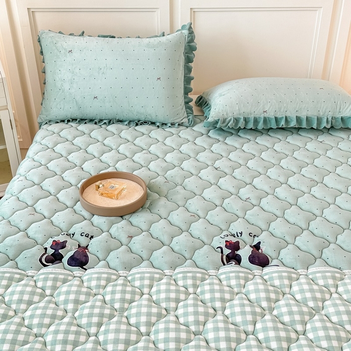 91家纺网 家纺一手货源 找家纺 手艺人家纺 2025新款宝宝绒床褥床护垫垫子D1-D66 D2