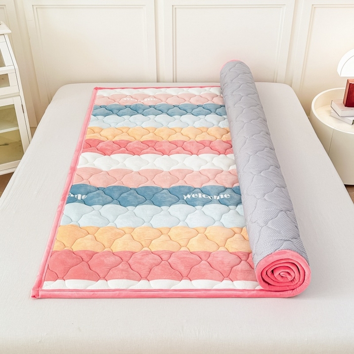 91家纺网 家纺一手货源 找家纺 手艺人家纺 2025新款宝宝绒床褥床护垫垫子D1-D66 D6