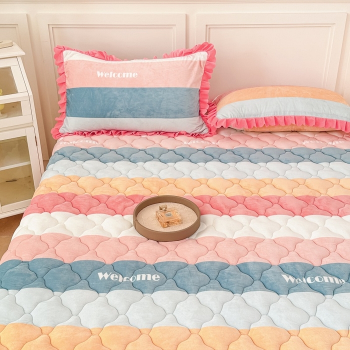 91家纺网 家纺一手货源 找家纺 手艺人家纺 2025新款宝宝绒床褥床护垫垫子D1-D66 D6