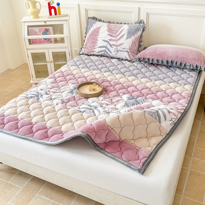 91家纺网 家纺一手货源 找家纺 手艺人家纺 2025新款宝宝绒床褥床护垫垫子D1-D66 D9