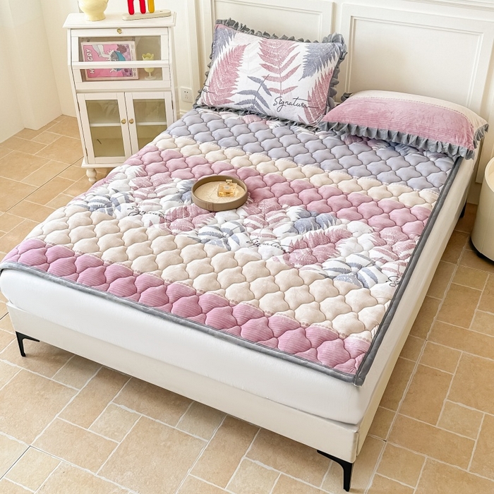 91家纺网 家纺一手货源 找家纺 手艺人家纺 2025新款宝宝绒床褥床护垫垫子D1-D66 D9