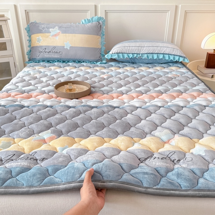 手艺人家纺 2025新款宝宝绒床褥床护垫垫子D1-D66 D12