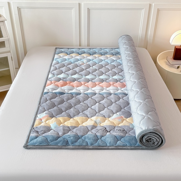 91家纺网 家纺一手货源 找家纺 手艺人家纺 2025新款宝宝绒床褥床护垫垫子D1-D66 D12