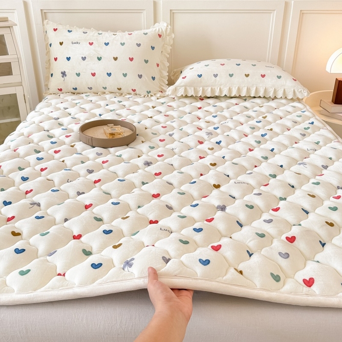 手艺人家纺 2025新款宝宝绒床褥床护垫垫子D1-D66 D15