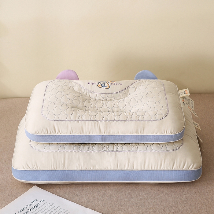 91家纺网 家纺一手货源 找家纺 （总）金牛枕芯 2025新款天丝棉小熊全棉亲肤枕头枕芯