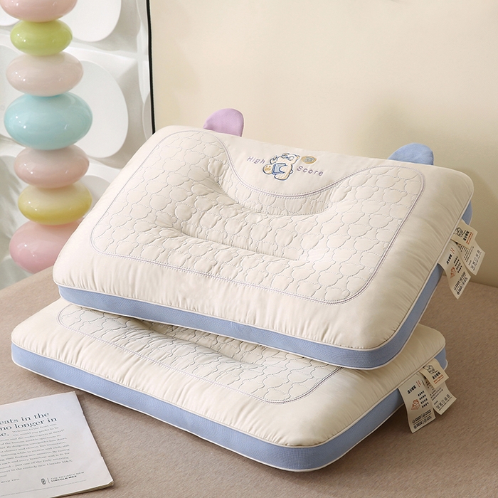 91家纺网 家纺一手货源 找家纺 （总）金牛枕芯 2025新款天丝棉小熊全棉亲肤枕头枕芯