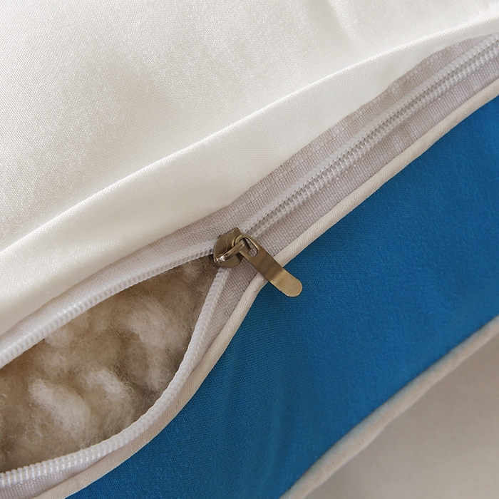 91家纺网 家纺一手货源 找家纺 金牛枕芯 2025新款小奶猫萌系治愈款亲子枕头枕芯 小奶猫-蓝