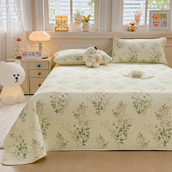 91家纺网 家纺一手货源 找家纺 （总）大元 2025新款A类数码印花朴棉夹棉床盖老粗布床盖双面可用