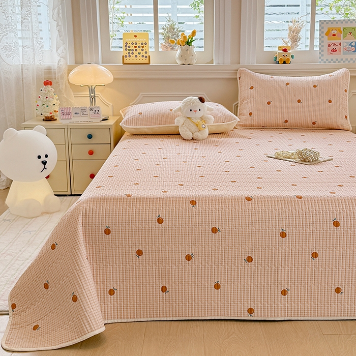 91家纺网 家纺一手货源 找家纺 （总）大元 2025新款A类数码印花朴棉夹棉床盖老粗布床盖双面可用