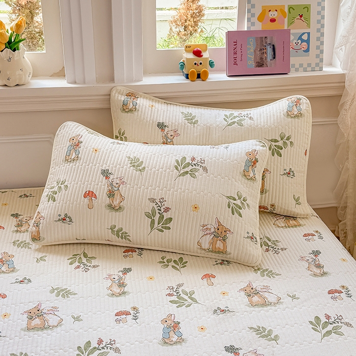 91家纺网 家纺一手货源 找家纺 （总）大元 2025新款A类数码印花朴棉夹棉床盖老粗布床盖双面可用