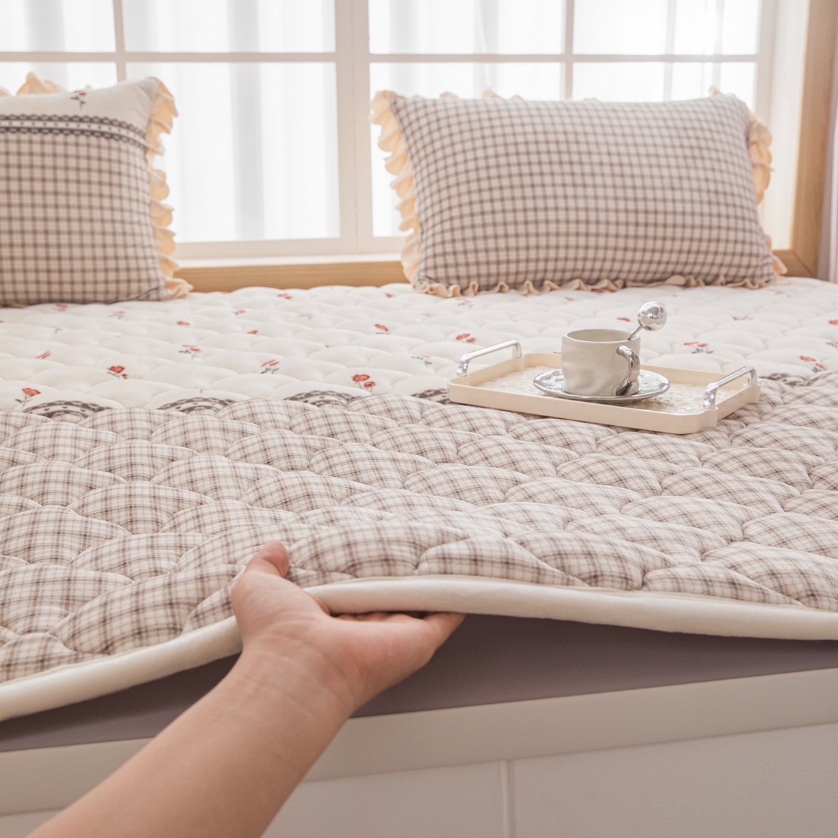 91家纺网 家纺一手货源 找家纺 手艺人家纺 2025新款炕垫榻榻米垫D50--D66 D51