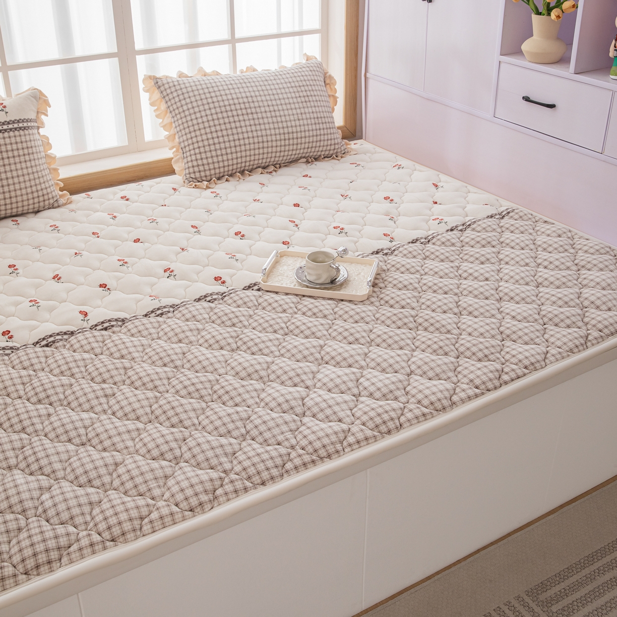 91家纺网 家纺一手货源 找家纺 手艺人家纺 2025新款炕垫榻榻米垫D50--D66 D51