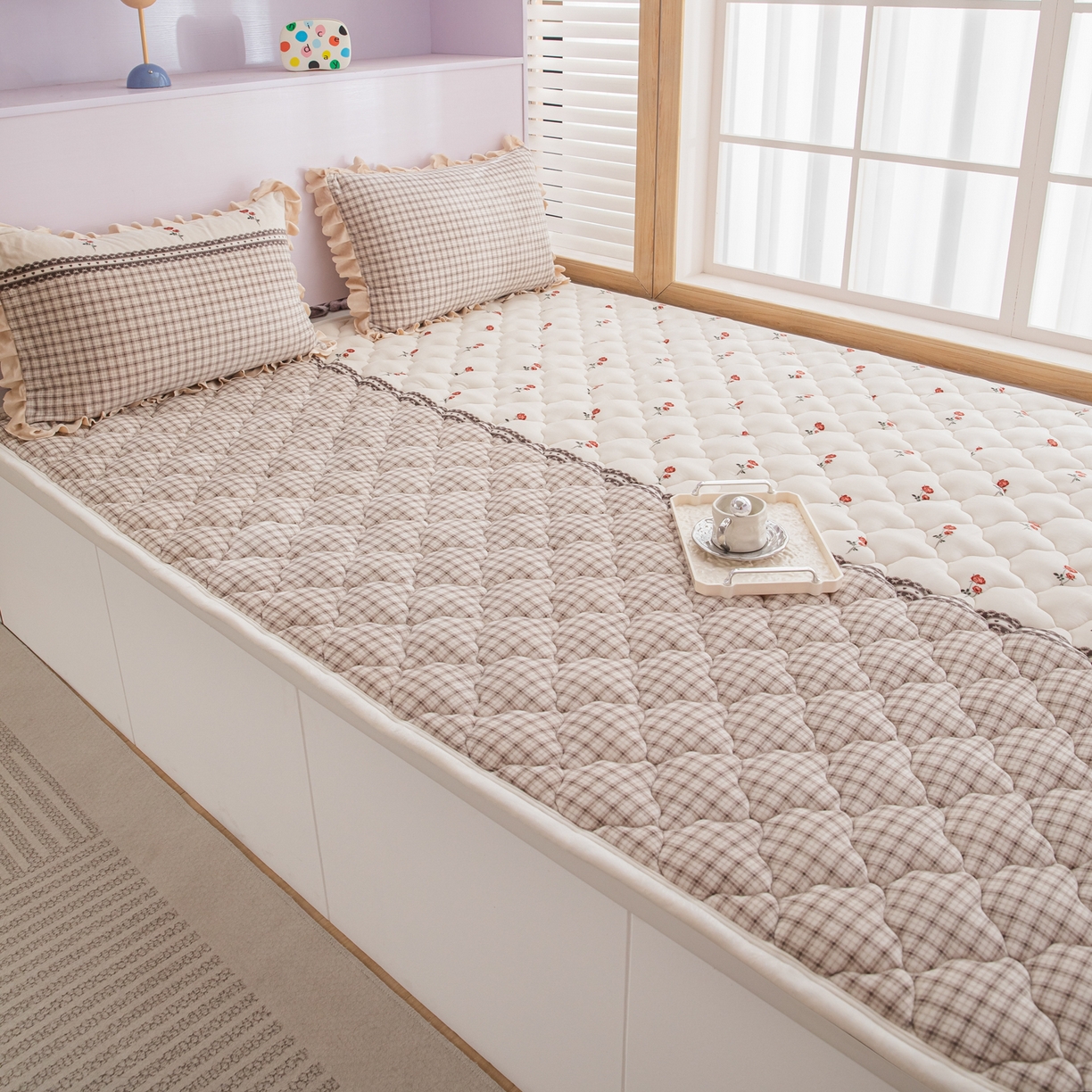 91家纺网 家纺一手货源 找家纺 手艺人家纺 2025新款炕垫榻榻米垫D50--D66 D51