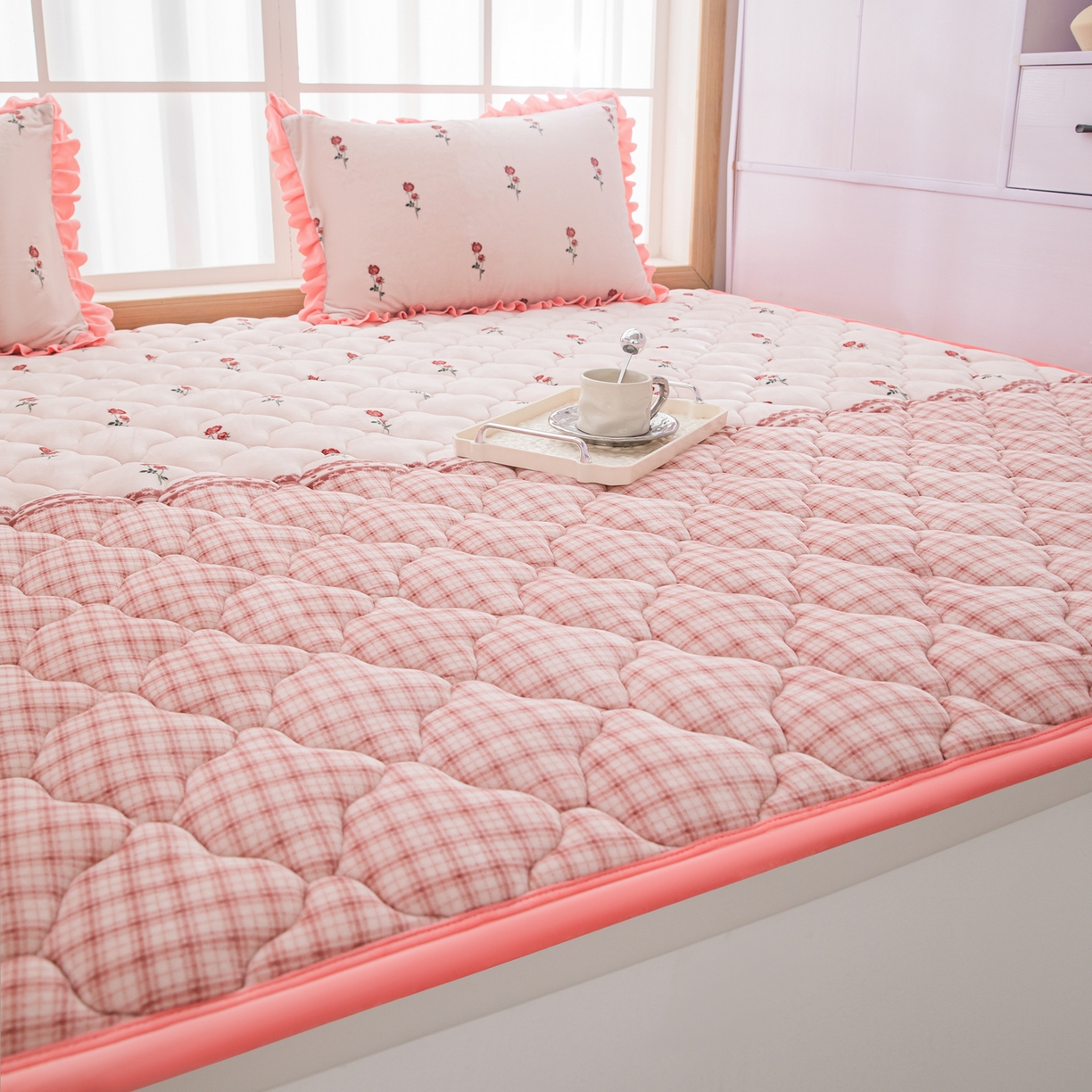 91家纺网 家纺一手货源 找家纺 手艺人家纺 2025新款炕垫榻榻米垫D50--D66 D52