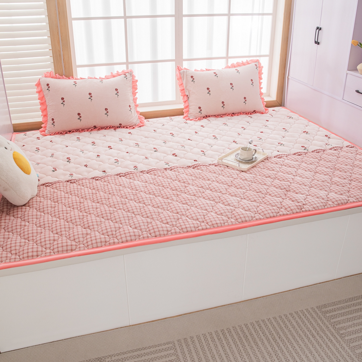 91家纺网 家纺一手货源 找家纺 手艺人家纺 2025新款炕垫榻榻米垫D50--D66 D52