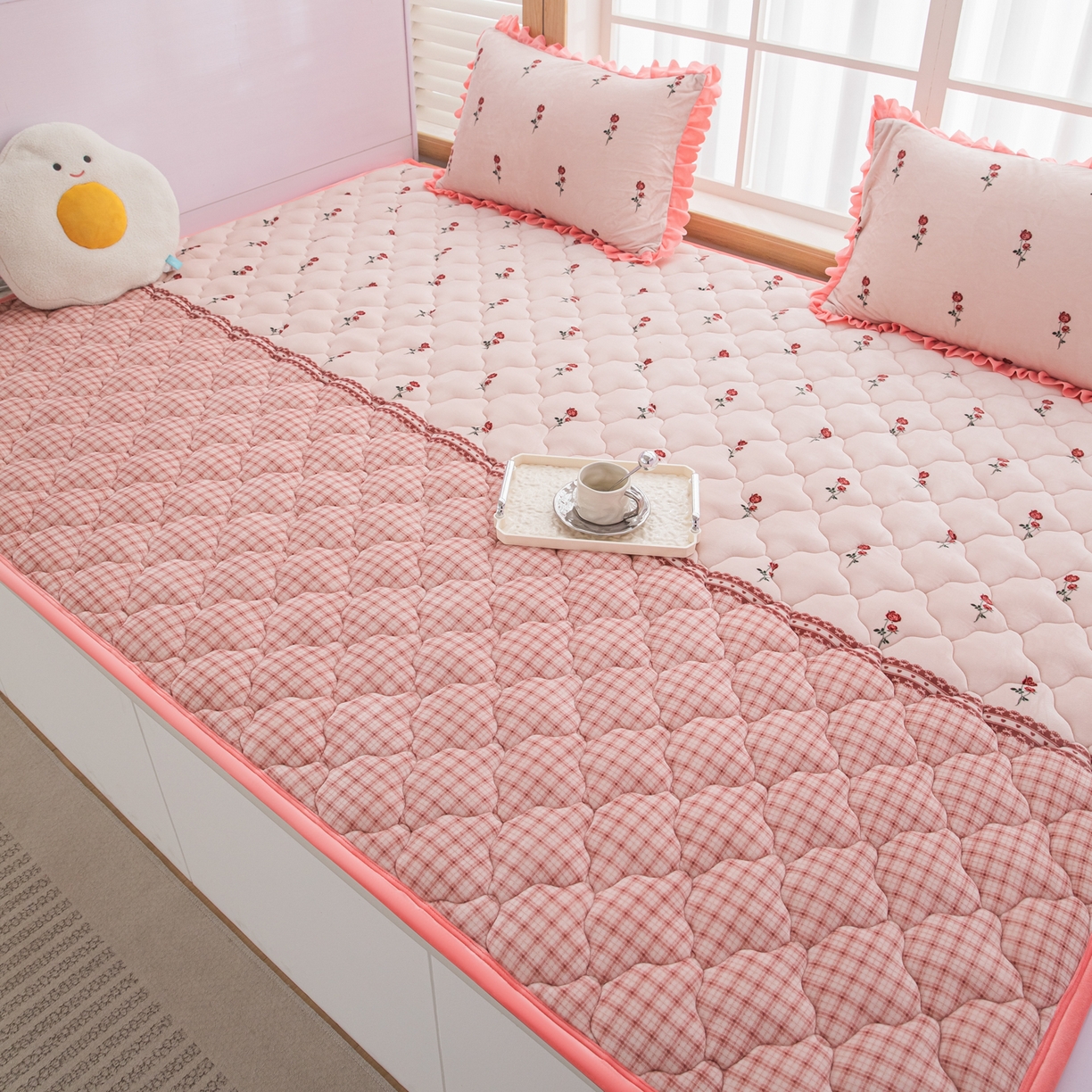 91家纺网 家纺一手货源 找家纺 手艺人家纺 2025新款炕垫榻榻米垫D50--D66 D52