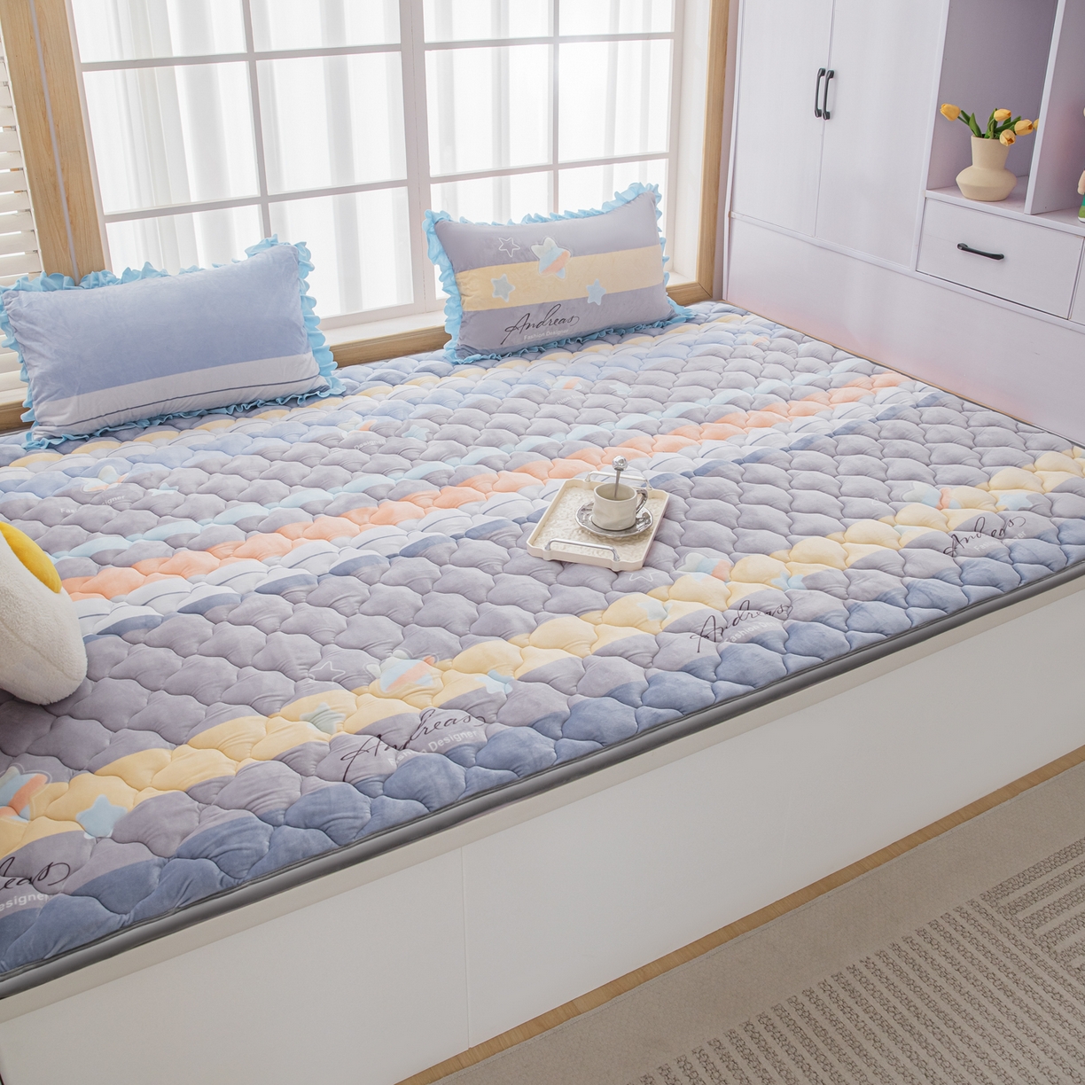 91家纺网 家纺一手货源 找家纺 手艺人家纺 2025新款炕垫榻榻米垫D50--D66 D53