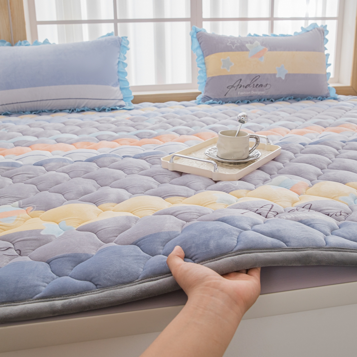 91家纺网 家纺一手货源 找家纺 手艺人家纺 2025新款炕垫榻榻米垫D50--D66 D53