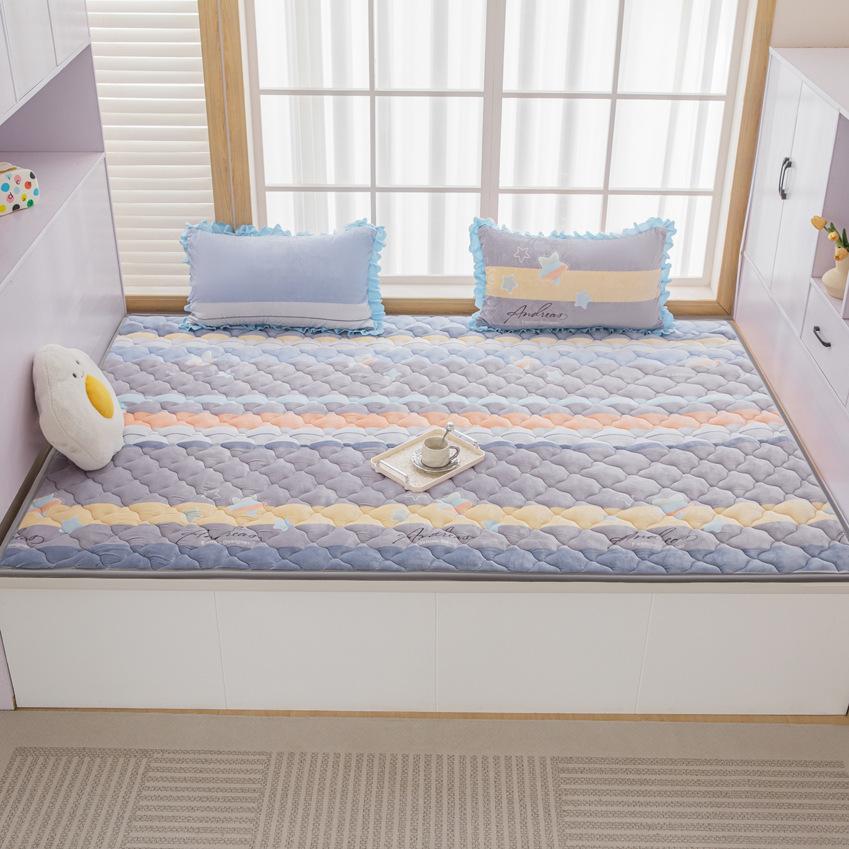 91家纺网 家纺一手货源 找家纺 手艺人家纺 2025新款炕垫榻榻米垫D50--D66 D53