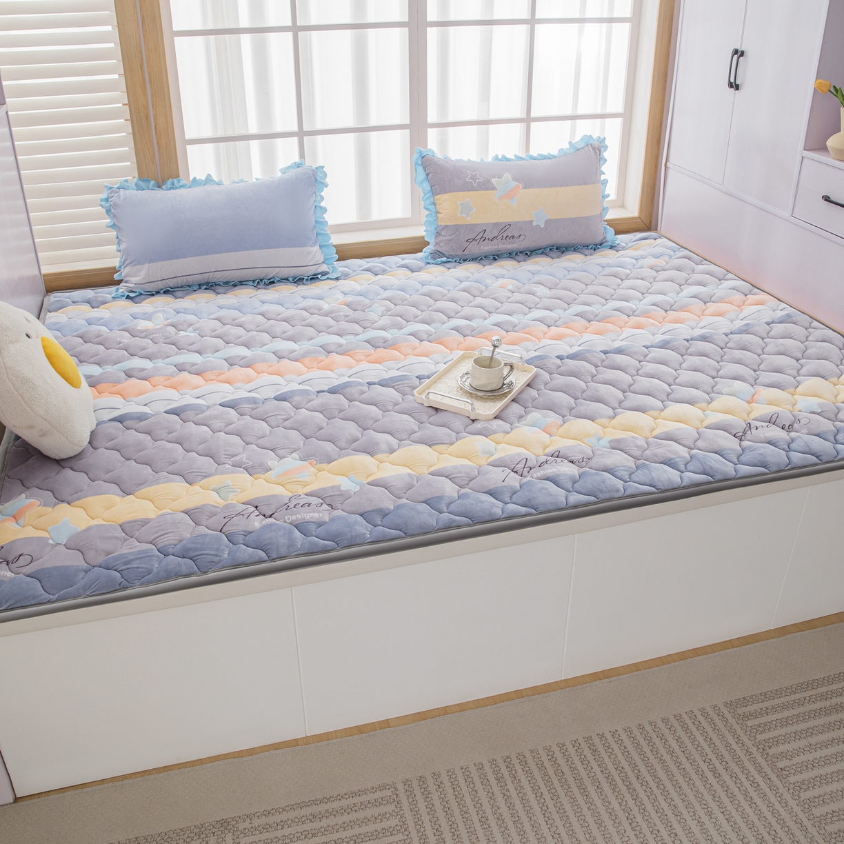 91家纺网 家纺一手货源 找家纺 手艺人家纺 2025新款炕垫榻榻米垫D50--D66 D53