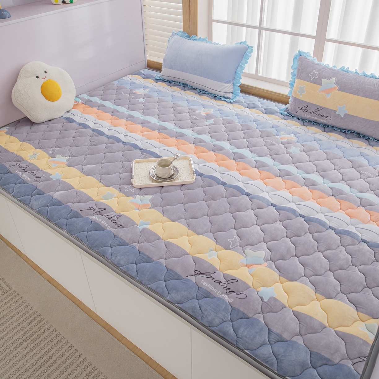 91家纺网 家纺一手货源 找家纺 手艺人家纺 2025新款炕垫榻榻米垫D50--D66 D53