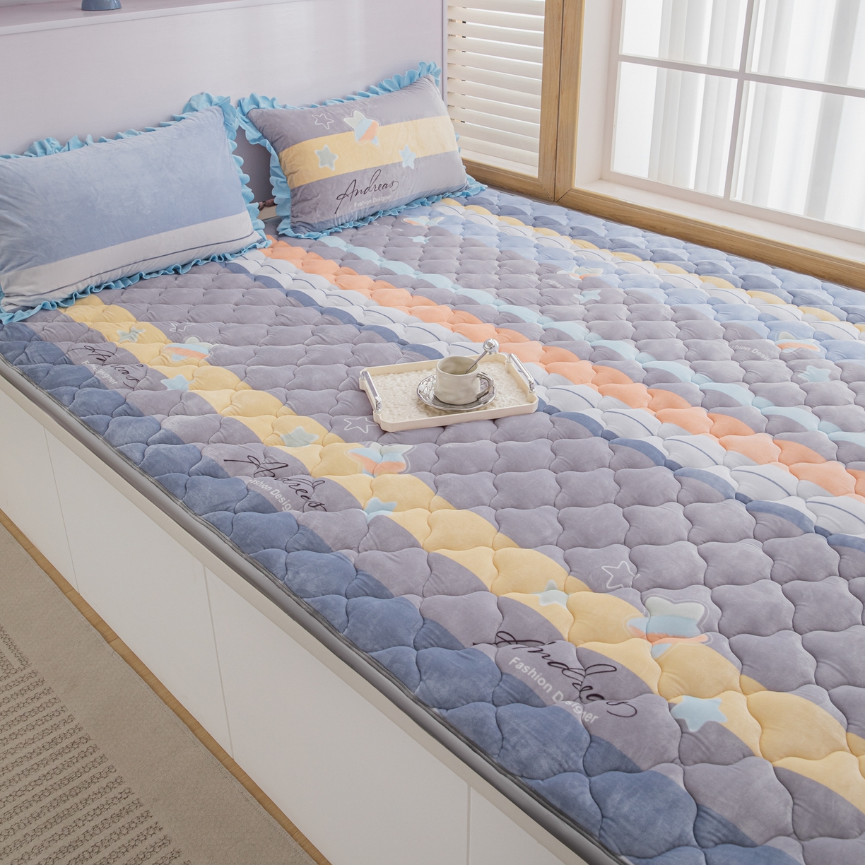 91家纺网 家纺一手货源 找家纺 手艺人家纺 2025新款炕垫榻榻米垫D50--D66 D53