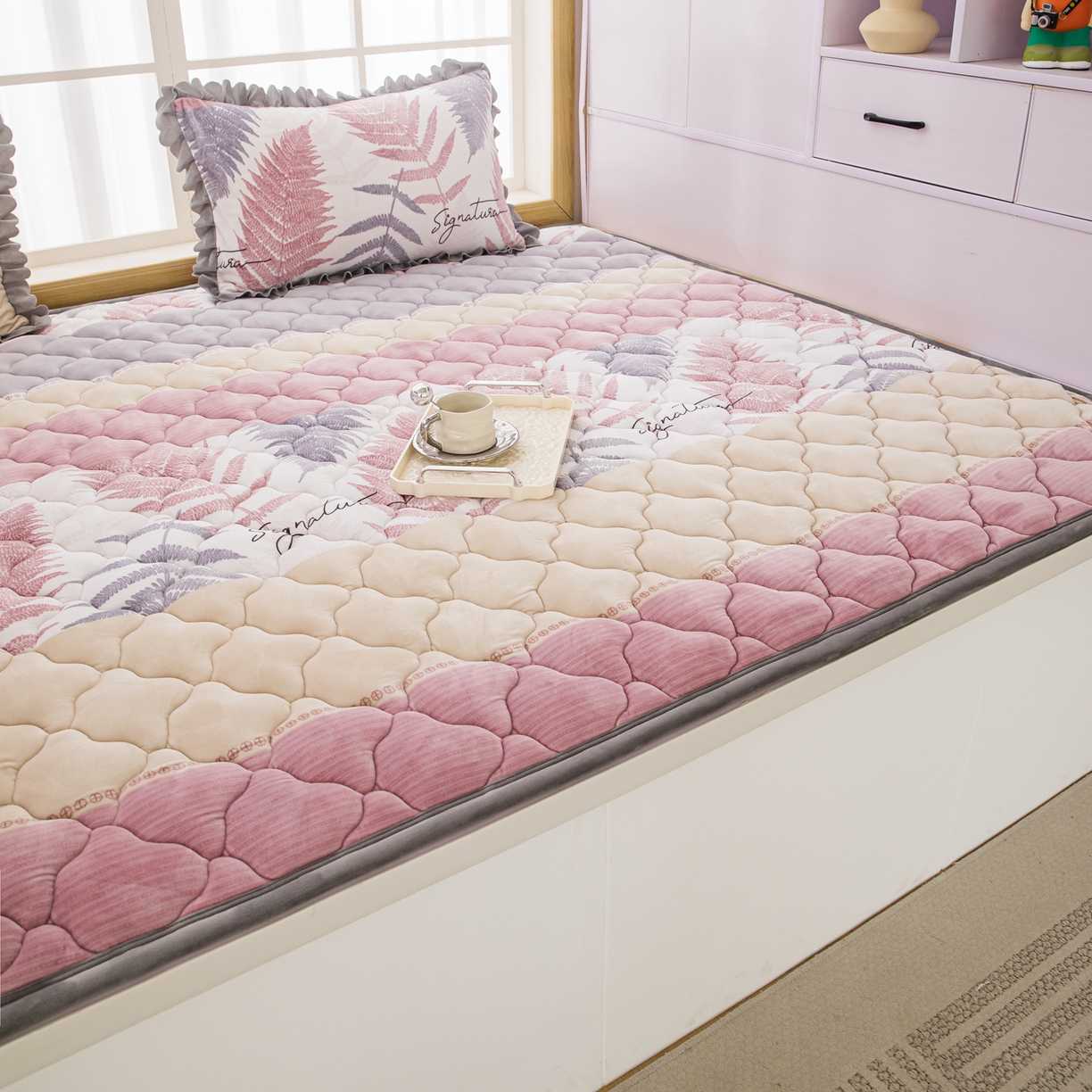 91家纺网 家纺一手货源 找家纺 手艺人家纺 2025新款炕垫榻榻米垫D50--D66 D57