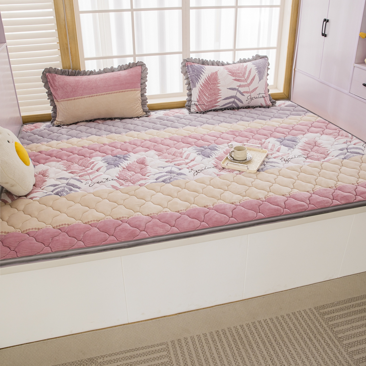 91家纺网 家纺一手货源 找家纺 手艺人家纺 2025新款炕垫榻榻米垫D50--D66 D57