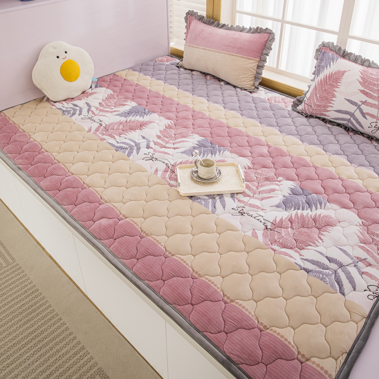 91家纺网 家纺一手货源 找家纺 手艺人家纺 2025新款炕垫榻榻米垫D50--D66 D57