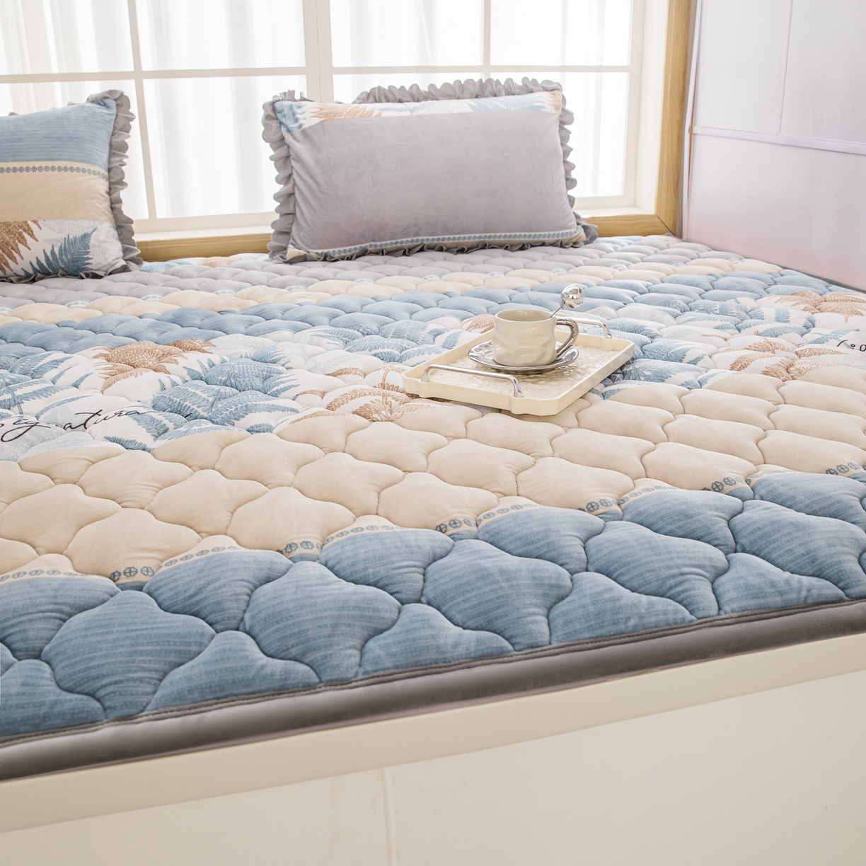 91家纺网 家纺一手货源 找家纺 手艺人家纺 2025新款炕垫榻榻米垫D50--D66 D59