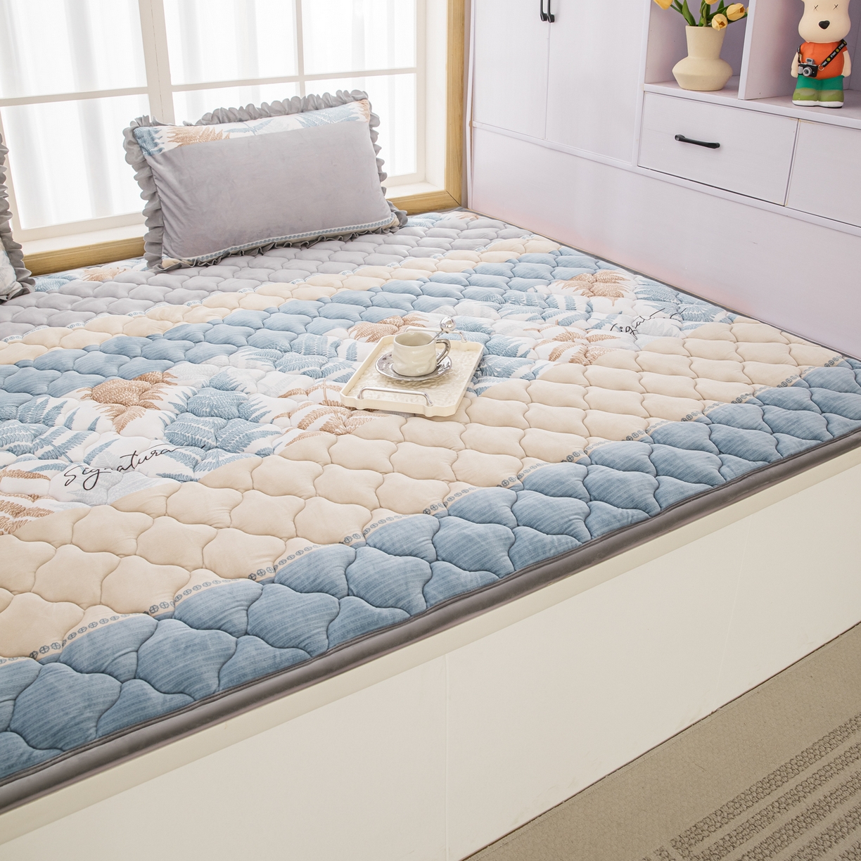 91家纺网 家纺一手货源 找家纺 手艺人家纺 2025新款炕垫榻榻米垫D50--D66 D59