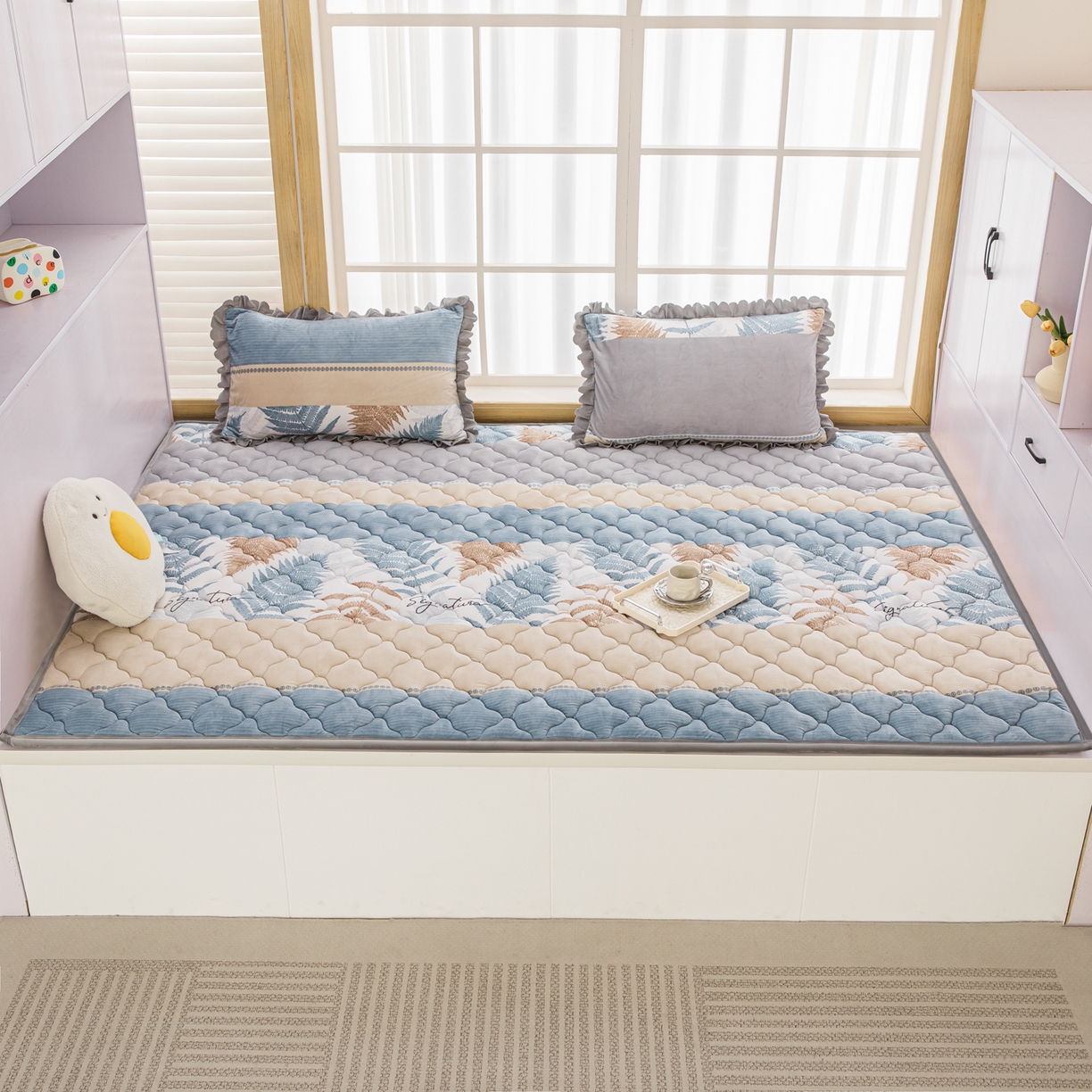 91家纺网 家纺一手货源 找家纺 手艺人家纺 2025新款炕垫榻榻米垫D50--D66 D59