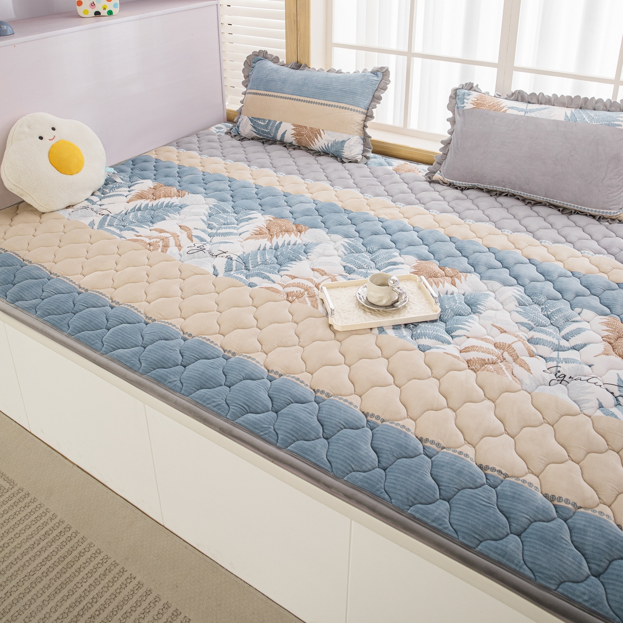 91家纺网 家纺一手货源 找家纺 手艺人家纺 2025新款炕垫榻榻米垫D50--D66 D59