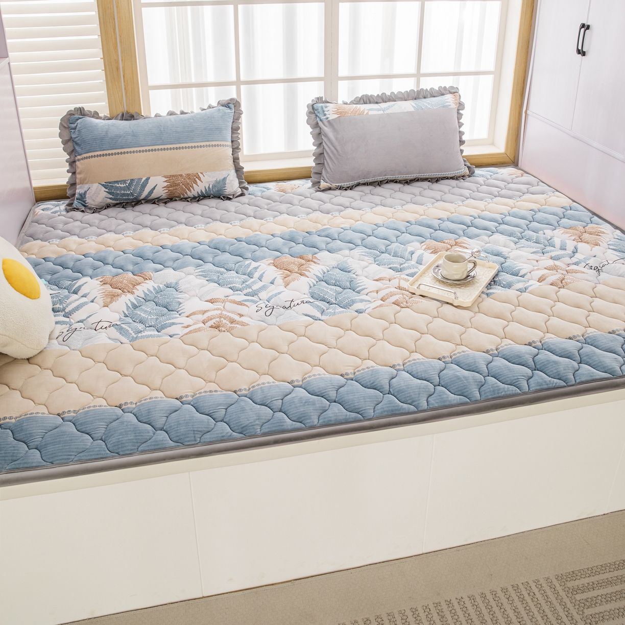 91家纺网 家纺一手货源 找家纺 手艺人家纺 2025新款炕垫榻榻米垫D50--D66 D59