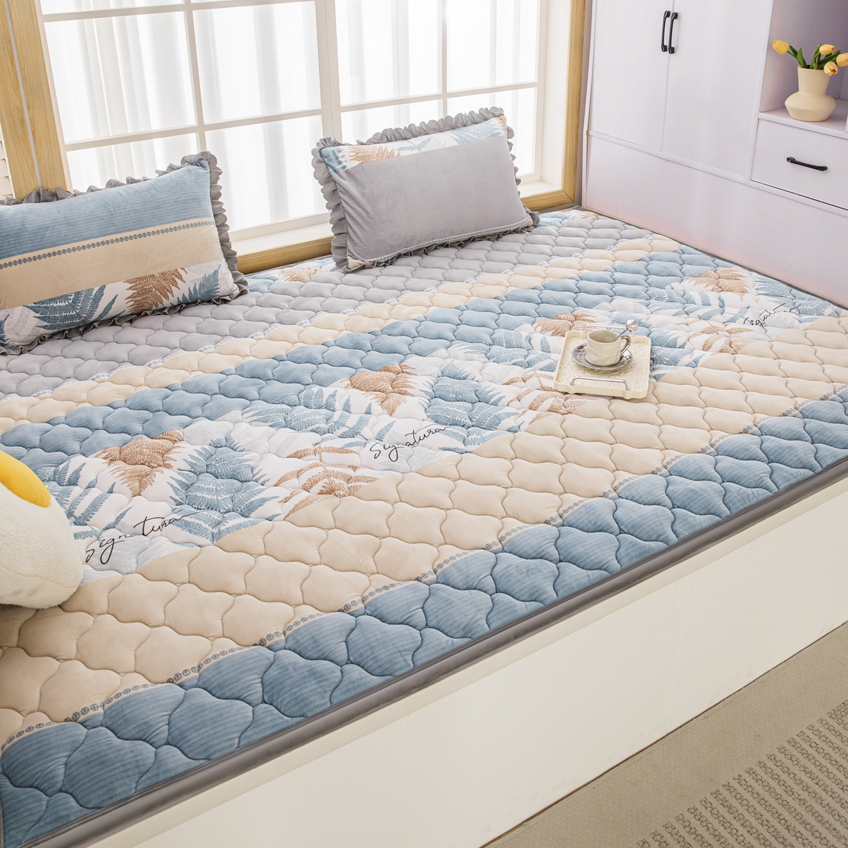 91家纺网 家纺一手货源 找家纺 手艺人家纺 2025新款炕垫榻榻米垫D50--D66 D59