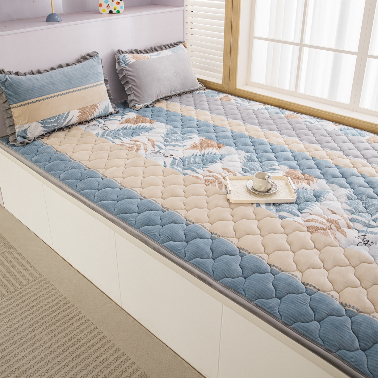 91家纺网 家纺一手货源 找家纺 手艺人家纺 2025新款炕垫榻榻米垫D50--D66 D59