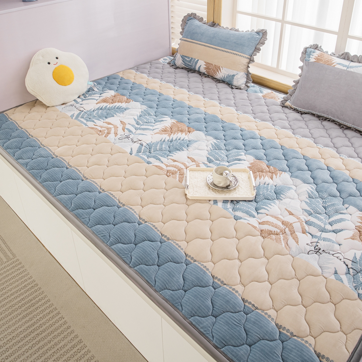 91家纺网 家纺一手货源 找家纺 手艺人家纺 2025新款炕垫榻榻米垫D50--D66 D59