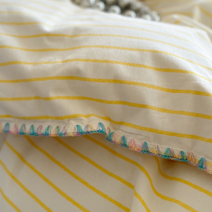 91家纺网 家纺一手货源 找家纺 （总）艾莱家纺 2025新款七彩贝壳全棉加厚超柔磨毛四件套