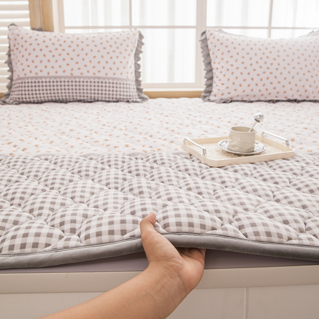 91家纺网 家纺一手货源 找家纺 手艺人家纺 2025新款炕垫榻榻米垫D50--D66 D61