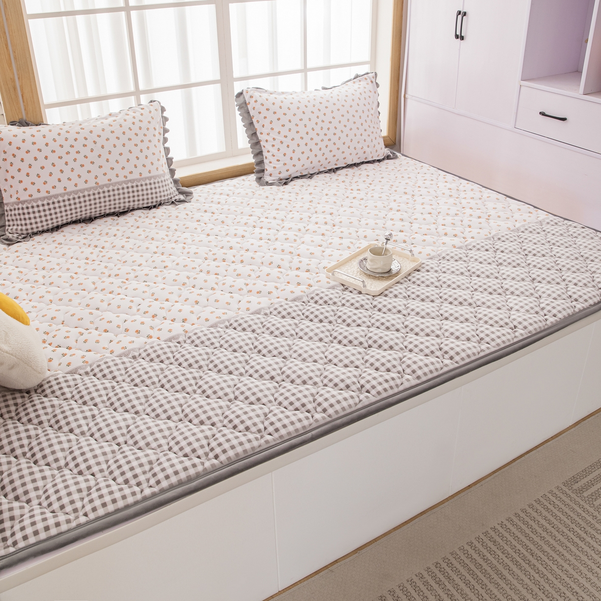 91家纺网 家纺一手货源 找家纺 手艺人家纺 2025新款炕垫榻榻米垫D50--D66 D61