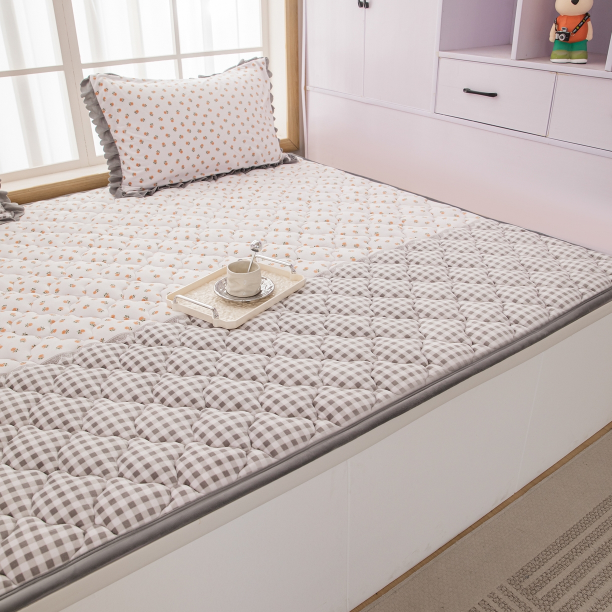 91家纺网 家纺一手货源 找家纺 手艺人家纺 2025新款炕垫榻榻米垫D50--D66 D61