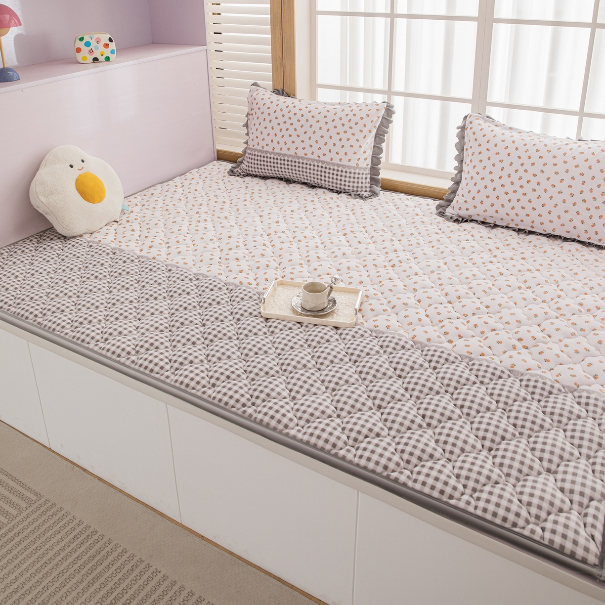 91家纺网 家纺一手货源 找家纺 手艺人家纺 2025新款炕垫榻榻米垫D50--D66 D61