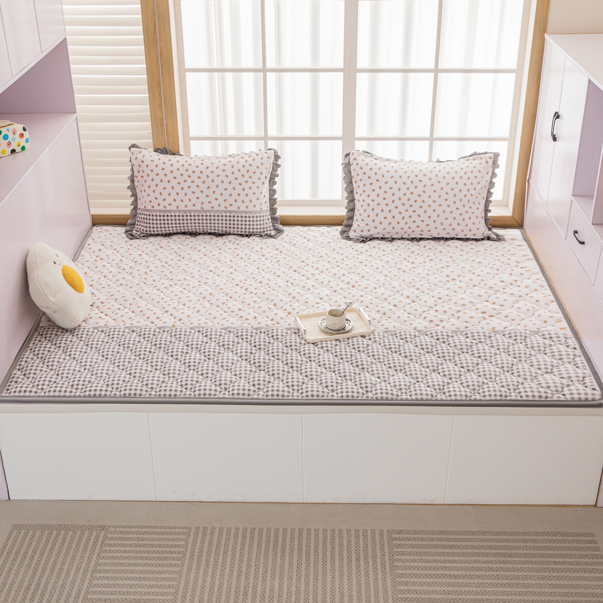 91家纺网 家纺一手货源 找家纺 手艺人家纺 2025新款炕垫榻榻米垫D50--D66 D61