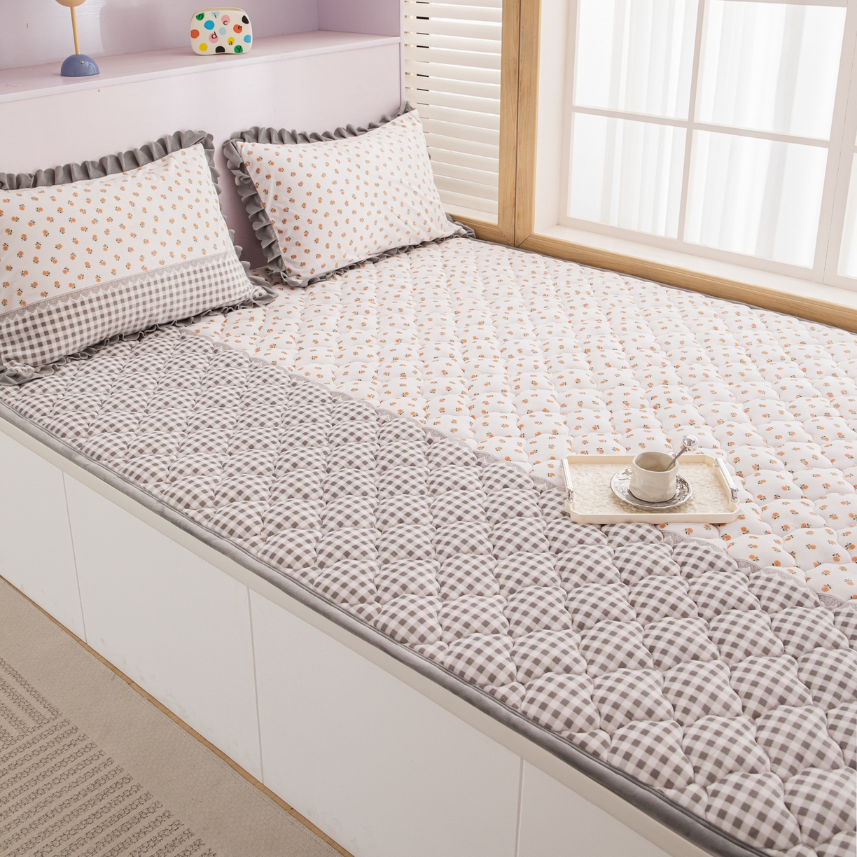 91家纺网 家纺一手货源 找家纺 手艺人家纺 2025新款炕垫榻榻米垫D50--D66 D61