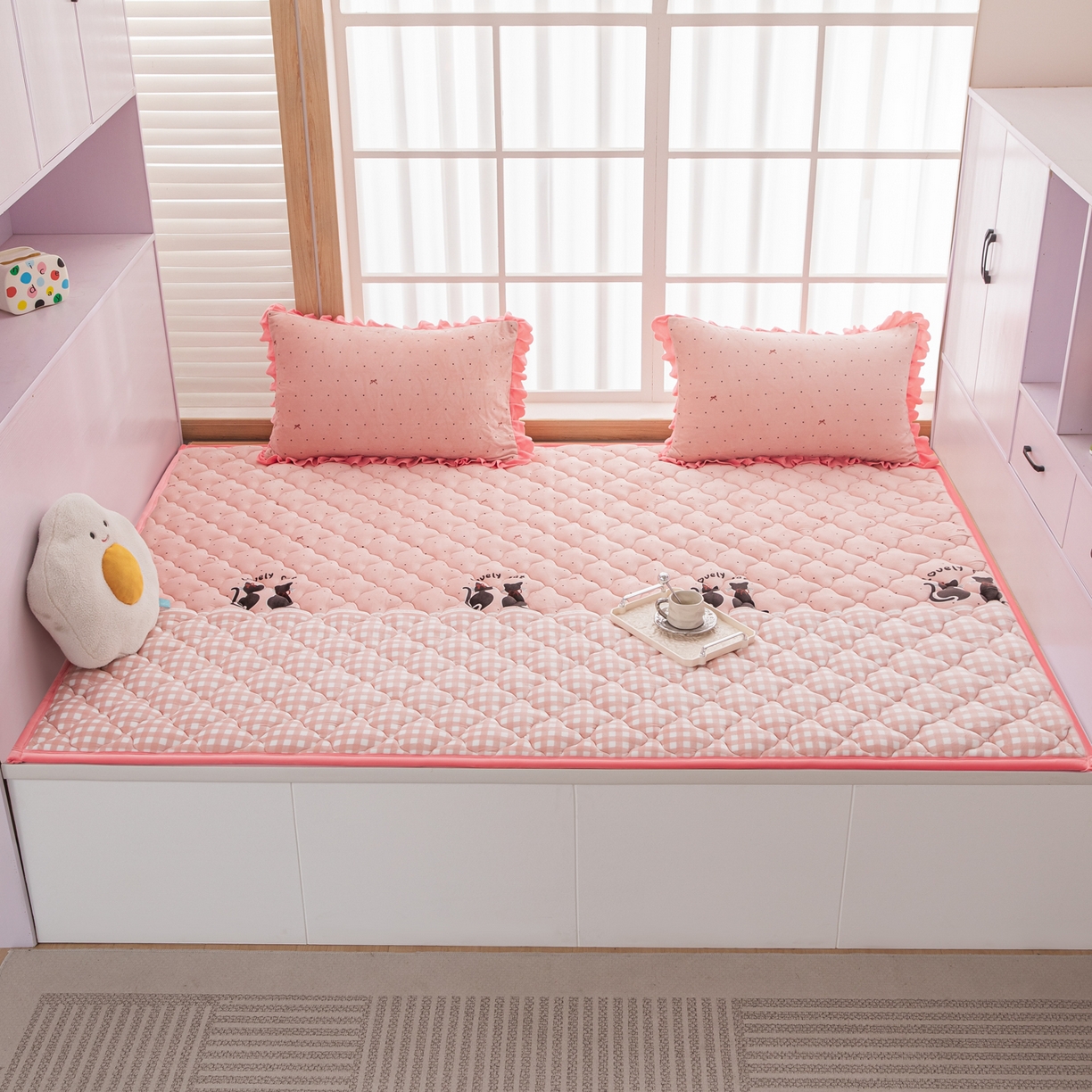 91家纺网 家纺一手货源 找家纺 手艺人家纺 2025新款炕垫榻榻米垫D50--D66 D62