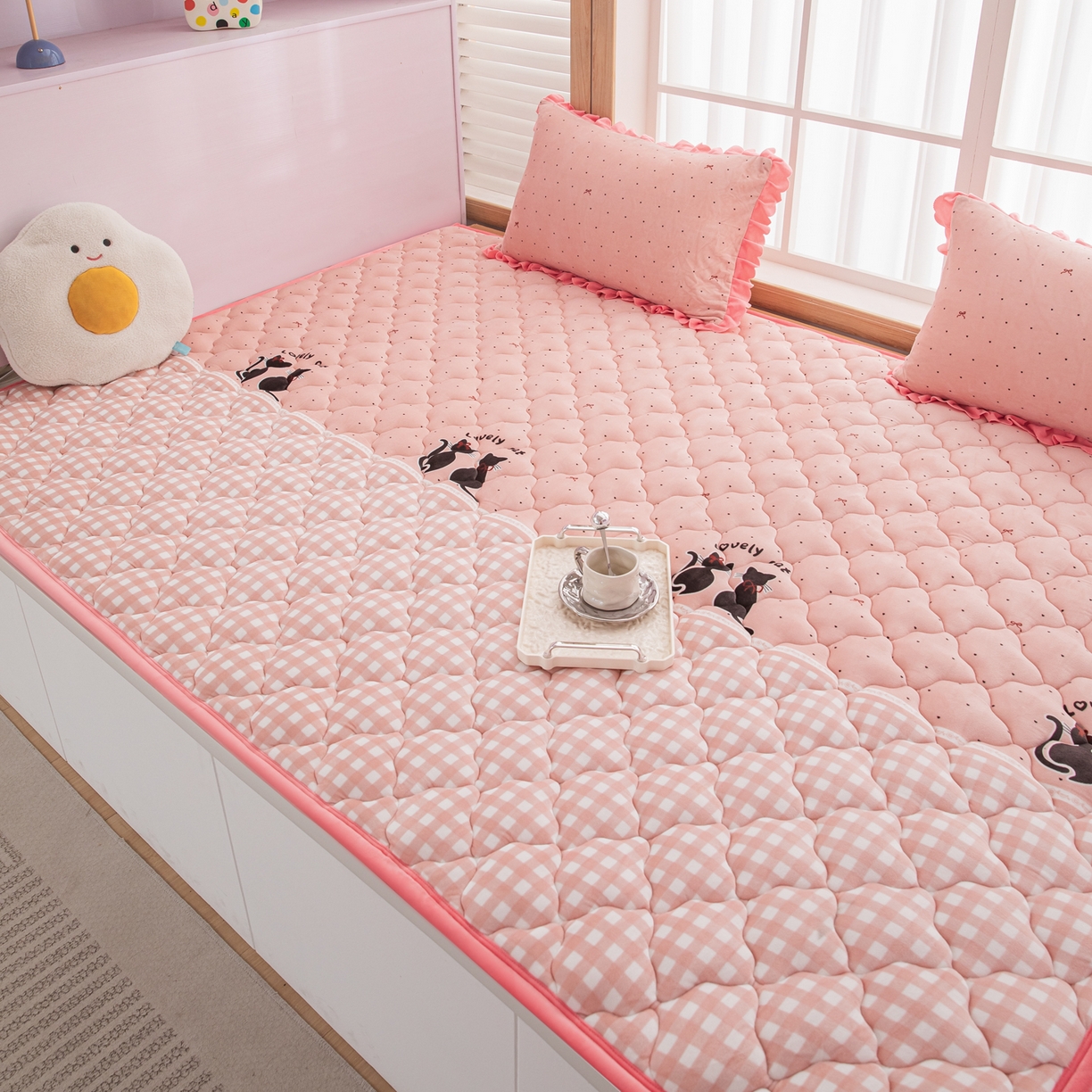 91家纺网 家纺一手货源 找家纺 手艺人家纺 2025新款炕垫榻榻米垫D50--D66 D62