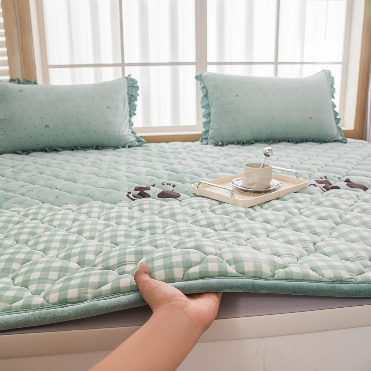 91家纺网 家纺一手货源 找家纺 手艺人家纺 2025新款炕垫榻榻米垫D50--D66 D63