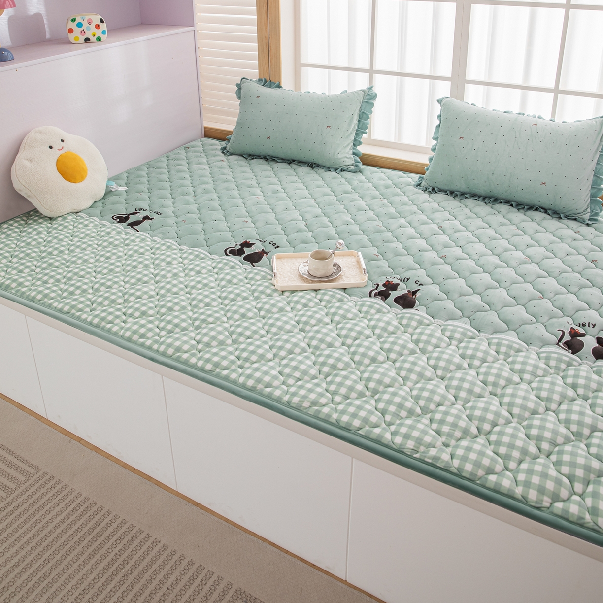 91家纺网 家纺一手货源 找家纺 手艺人家纺 2025新款炕垫榻榻米垫D50--D66 D63